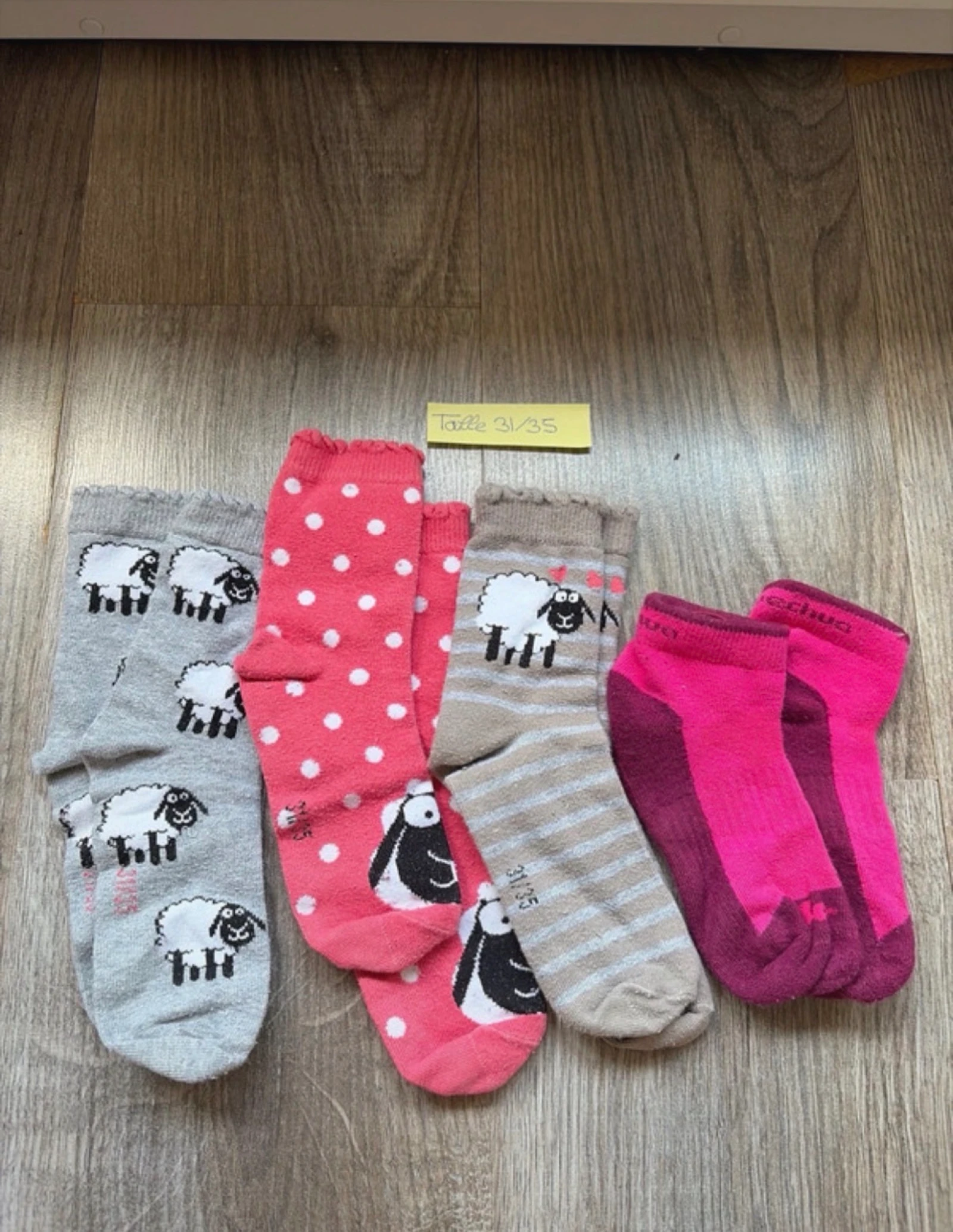 Set van 4 paar sokken 31/35 – photo 2